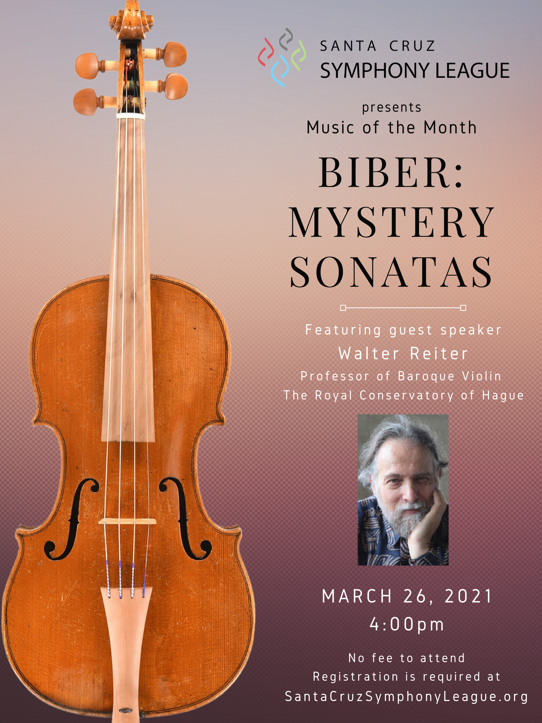 Music Of The Month Heinrich Biber The Santa Cruz Symphony League